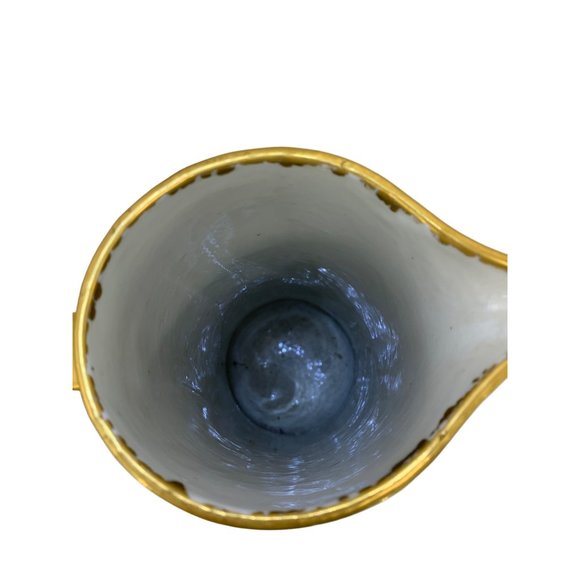 Limoges WG Tankard Pitcher Vase Hand Paint Grapes France 15" Gold Pink 6564 - Picture 9 of 10